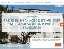 Tablet Screenshot of accentro.de